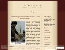 Tablet Screenshot of entrefogones.wordpress.com