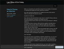 Tablet Screenshot of erinfarley.wordpress.com