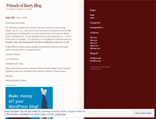 Tablet Screenshot of friendsofbarry.wordpress.com