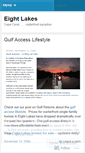 Mobile Screenshot of eightlakes.wordpress.com