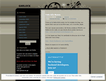 Tablet Screenshot of garlock.wordpress.com