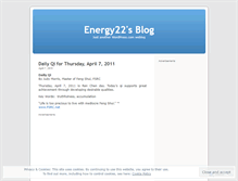 Tablet Screenshot of energy22.wordpress.com