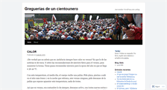 Desktop Screenshot of cientounero.wordpress.com