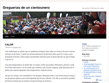 Tablet Screenshot of cientounero.wordpress.com