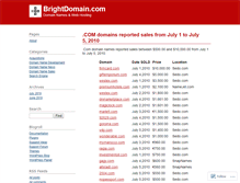 Tablet Screenshot of brightdomain.wordpress.com