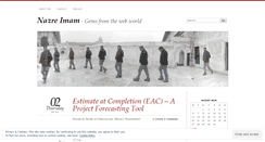Desktop Screenshot of nazreimam.wordpress.com
