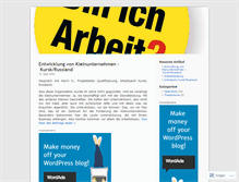 Tablet Screenshot of binicharbeit.wordpress.com