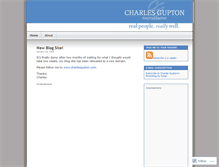 Tablet Screenshot of charlesgupton.wordpress.com