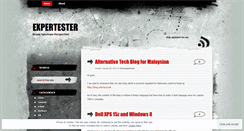 Desktop Screenshot of expertester.wordpress.com