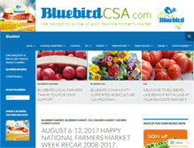 Tablet Screenshot of bluebirdmarket.wordpress.com