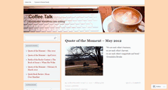Desktop Screenshot of coffeeandchat.wordpress.com