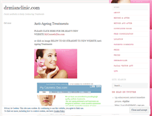Tablet Screenshot of drmianclinic.wordpress.com