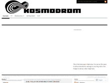 Tablet Screenshot of kosmodromhd.wordpress.com