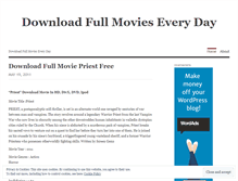 Tablet Screenshot of legaldownloadmovies24x7.wordpress.com