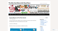 Desktop Screenshot of bitehardboonvilleroadrace.wordpress.com