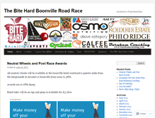 Tablet Screenshot of bitehardboonvilleroadrace.wordpress.com