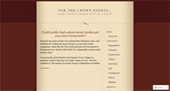 Desktop Screenshot of crownrights.wordpress.com