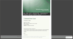 Desktop Screenshot of greensells.wordpress.com