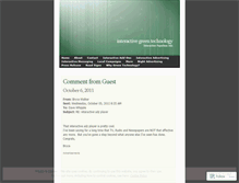 Tablet Screenshot of greensells.wordpress.com