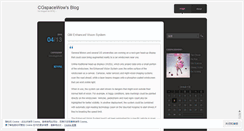 Desktop Screenshot of cgspacewow.wordpress.com