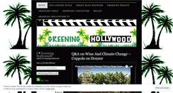 Desktop Screenshot of greeninghollywood.wordpress.com