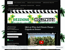 Tablet Screenshot of greeninghollywood.wordpress.com