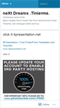 Mobile Screenshot of 4nextdreams.wordpress.com