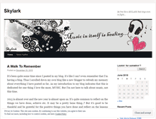 Tablet Screenshot of freeskylark.wordpress.com