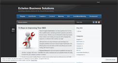 Desktop Screenshot of echelonbusinesssolutions.wordpress.com