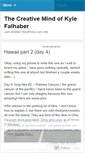 Mobile Screenshot of kylefalhaber.wordpress.com