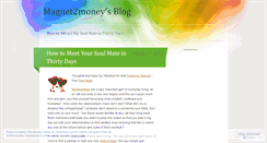 Desktop Screenshot of magnet2money.wordpress.com