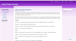Desktop Screenshot of idealproteinjourney.wordpress.com
