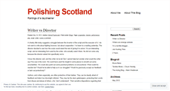 Desktop Screenshot of polishingscotland.wordpress.com