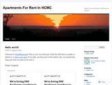 Tablet Screenshot of apartmentforrentinhcmc.wordpress.com
