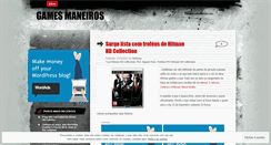 Desktop Screenshot of gamesmaneiros.wordpress.com