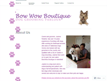 Tablet Screenshot of bowwowboutique.wordpress.com