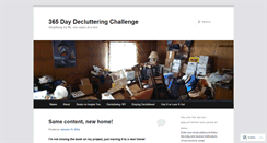 Desktop Screenshot of 365declutterchallenge.wordpress.com