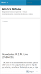 Mobile Screenshot of ambragrisea.wordpress.com