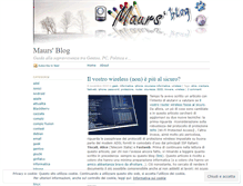 Tablet Screenshot of maurs.wordpress.com