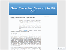 Tablet Screenshot of cheaptimberlandshoes02.wordpress.com