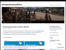 Tablet Screenshot of perspectivesonafrica.wordpress.com