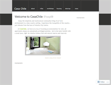 Tablet Screenshot of casachile.wordpress.com