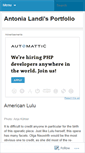 Mobile Screenshot of antonialandi.wordpress.com