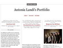 Tablet Screenshot of antonialandi.wordpress.com