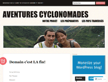 Tablet Screenshot of cyclonomades.wordpress.com