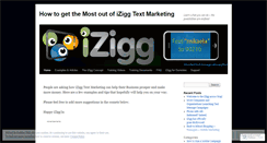 Desktop Screenshot of izigg90210.wordpress.com