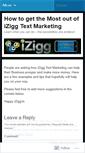 Mobile Screenshot of izigg90210.wordpress.com