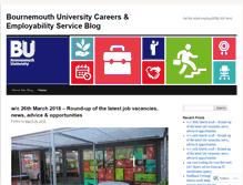 Tablet Screenshot of bucareers.wordpress.com