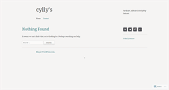 Desktop Screenshot of cylly.wordpress.com