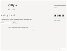 Tablet Screenshot of cylly.wordpress.com